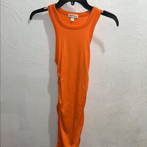 Kendall + Kylie Vibrant Orange Tank Dress BRAND NEW